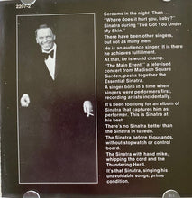 Load image into Gallery viewer, Frank Sinatra : The Main Event (Live) (CD, Album)
