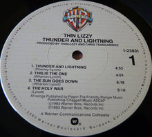 Laden Sie das Bild in den Galerie-Viewer, Thin Lizzy : Thunder And Lightning (LP, Album)
