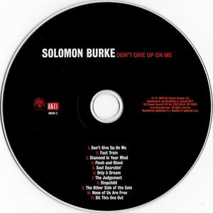 Solomon Burke : Don't Give Up On Me (CD, Album)