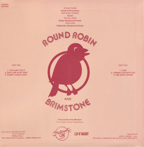 Round Robin And Brimstone : Round Robin And Brimstone (LP, Album, RE)
