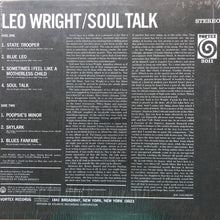 Laden Sie das Bild in den Galerie-Viewer, Leo Wright : Soul Talk (LP, Album, MO )
