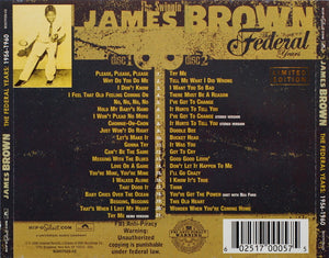 James Brown : The Singles, Volume One: The Federal Years 1956-1960 (2xCD, Comp, Ltd, RM)