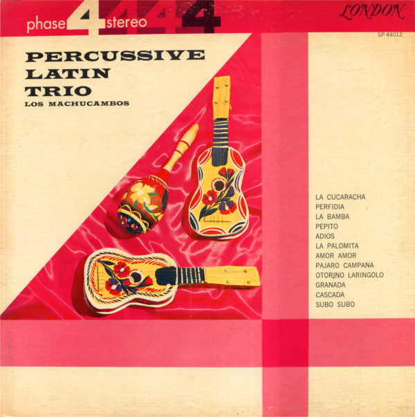 Los Machucambos : Percussive Latin Trio (LP, Album, Gat)