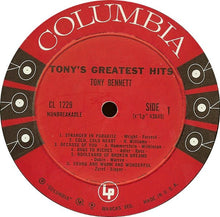 Laden Sie das Bild in den Galerie-Viewer, Tony Bennett : Tony&#39;s Greatest Hits (LP, Comp, Mono)
