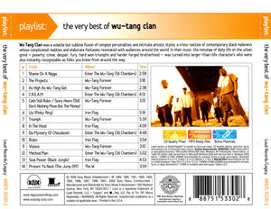 Wu-Tang Clan : Playlist: The Very Best Of Wu-Tang Clan (CD, Comp)