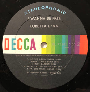 Loretta Lynn : I Wanna Be Free (LP, Album)