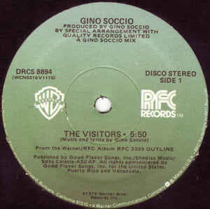 Gino Soccio : The Visitors (12")