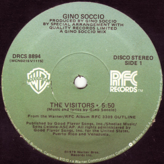 Gino Soccio : The Visitors (12