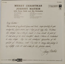Laden Sie das Bild in den Galerie-Viewer, Johnny Mathis : Merry Christmas (LP, Album, RE, Ter)
