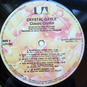 Crystal Gayle : Classic Crystal (LP, Comp, All)