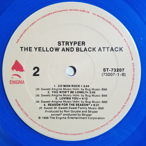 Stryper : The Yellow And Black Attack (LP, Album, Ltd, RE, Blu)