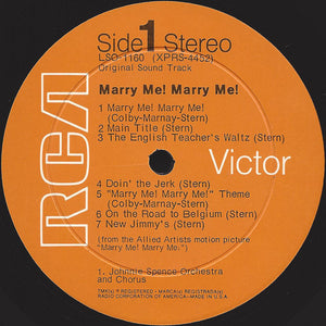 Emil Stern : Marry Me! Marry Me! (Original Soundtrack Recording) (LP)