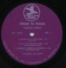 Load image into Gallery viewer, Houston Person : Person To Person! (LP, Album)
