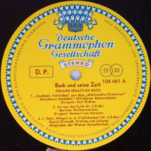 Johann Sebastian Bach, Georg Philipp Telemann, Friedrich der Grosse, Antonio Vivaldi : Bach Und Seine Zeit (LP, Comp, Smplr)