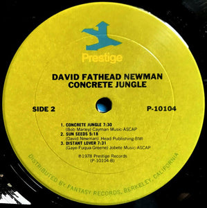 David Fathead Newman* : Concrete Jungle (LP, Album)