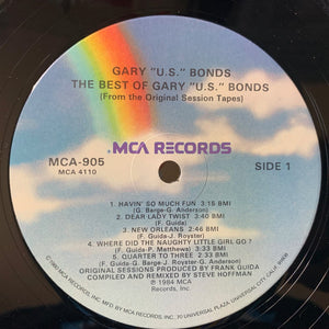 Gary U.S. Bonds : The Best Of Gary U.S. Bonds (From The Original Session Tapes) (LP, Comp, Glo)