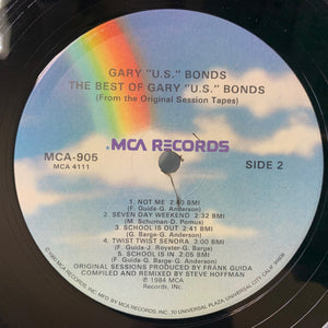 Gary U.S. Bonds : The Best Of Gary U.S. Bonds (From The Original Session Tapes) (LP, Comp, Glo)