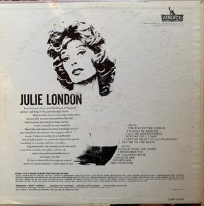 Julie London : The End Of The World (LP, Album, Mono)