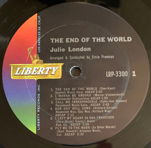 Julie London : The End Of The World (LP, Album, Mono)