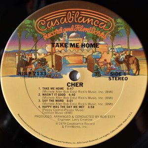 Cher : Take Me Home (LP, Album, San)