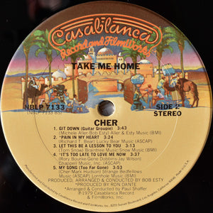 Cher : Take Me Home (LP, Album, San)