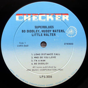 Bo Diddley, Muddy Waters, Little Walter : Superblues (LP, Album, San)