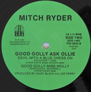 Mitch Ryder : Good Gollie Ask Ollie (12")