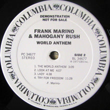 Load image into Gallery viewer, Frank Marino &amp; Mahogany Rush : World Anthem (LP, Album, Promo)
