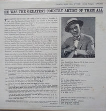 Laden Sie das Bild in den Galerie-Viewer, Jimmie Rodgers : Country Music Hall Of Fame (LP, Comp, Mono, Ind)
