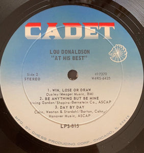 Lou Donaldson : At His Best (LP, Album)