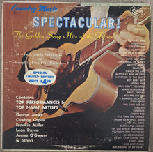 Load image into Gallery viewer, Various : Country Music Spectacular: The Golden Song Hits of the Fifties! (2xLP, Comp)
