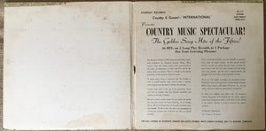 Various : Country Music Spectacular: The Golden Song Hits of the Fifties! (2xLP, Comp)