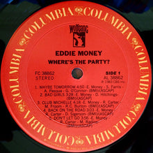 Laden Sie das Bild in den Galerie-Viewer, Eddie Money : Where&#39;s The Party? (LP, Album, Pit)
