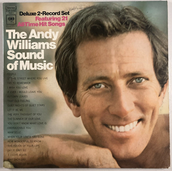 Andy Williams : The Andy Williams Sound Of Music (2xLP, Album, Comp, Gat)