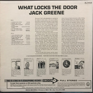 Jack Greene : What Locks The Door (LP, Album, Ind)