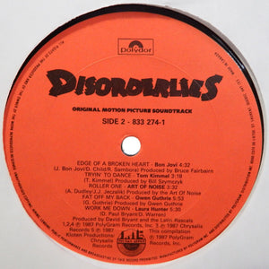 Various : Disorderlies: Original Motion Picture Soundtrack (LP)