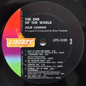 Julie London : The End Of The World (LP, Album, Mono, Hol)