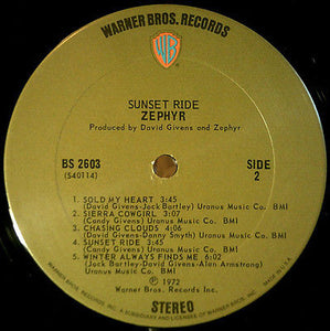 Zephyr (2) : Sunset Ride (LP)