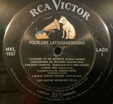 Laden Sie das Bild in den Galerie-Viewer, Los 4 Hermanos Silva : Folklore Latinoamericano Con Los 4 Hermanos Silva (LP, Album)
