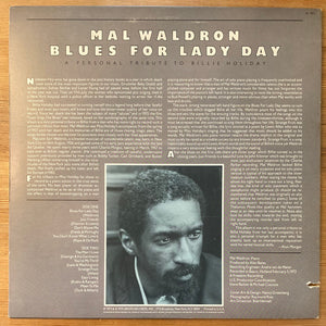 Mal Waldron : Blues For Lady Day (LP, Album, RE, Pit)