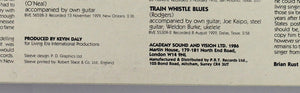 Jimmie Rodgers : Train Whistle Blues (LP, Comp, Mono)