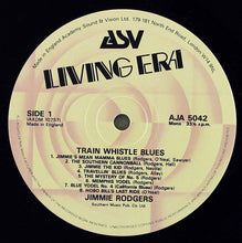 Charger l&#39;image dans la galerie, Jimmie Rodgers : Train Whistle Blues (LP, Comp, Mono)
