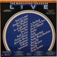 Laden Sie das Bild in den Galerie-Viewer, The Manhattan Transfer : Live (LP, Album, Ltd, RE, RM)
