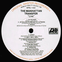 Laden Sie das Bild in den Galerie-Viewer, The Manhattan Transfer : Live (LP, Album, Ltd, RE, RM)
