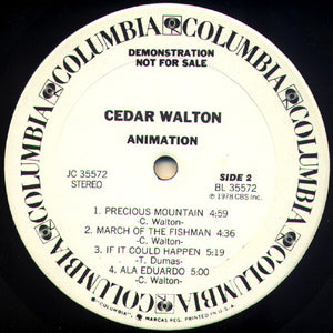 Cedar Walton : Animation (LP, Album, Promo)