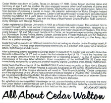 Laden Sie das Bild in den Galerie-Viewer, Cedar Walton : Animation (LP, Album, Promo)
