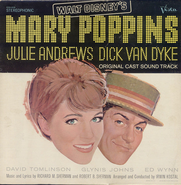 Various : Walt Disney's Mary Poppins: Original Cast Soundtrack (LP, Album, Gat)