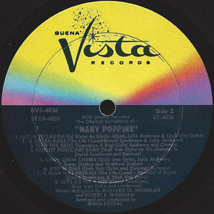 Various : Walt Disney's Mary Poppins: Original Cast Soundtrack (LP, Album, Gat)