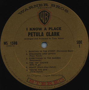 Petula Clark : I Know A Place (LP, Album)