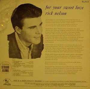 Rick Nelson* : For Your Sweet Love (LP, Album, Mono)